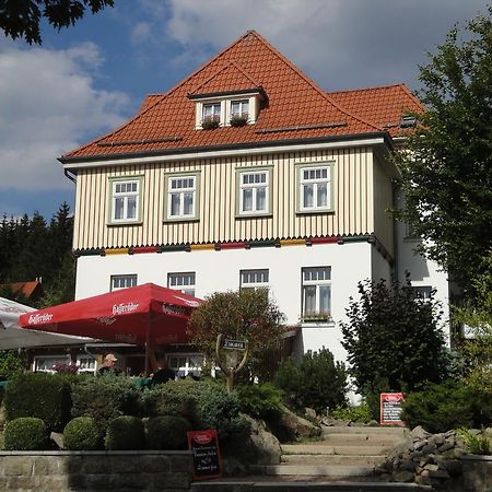 Gasthaus Brockenhexe Mit Restaurant & Cafe 施尔奇 外观 照片
